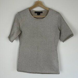 Vintage Ralph Lauren Black Label Metallic T-shirt - M